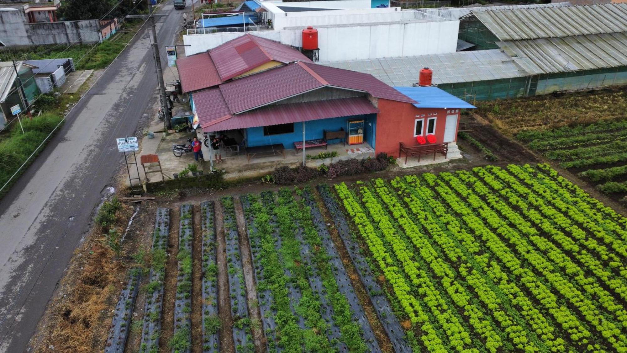 Vulkaan Homestay Berastagi Buitenkant foto